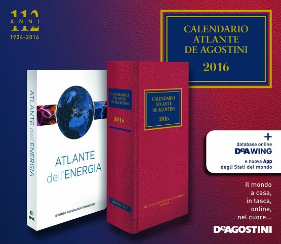 Calendario atlante De Agostini 2016-Atlante dell'energia. Con aggiornamento online 