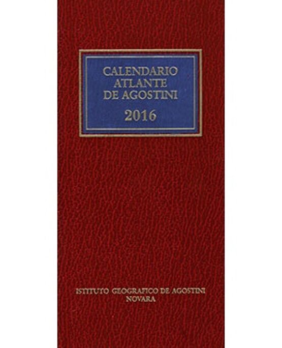 Calendario atlante De Agostini 2016. Con aggiornamento online