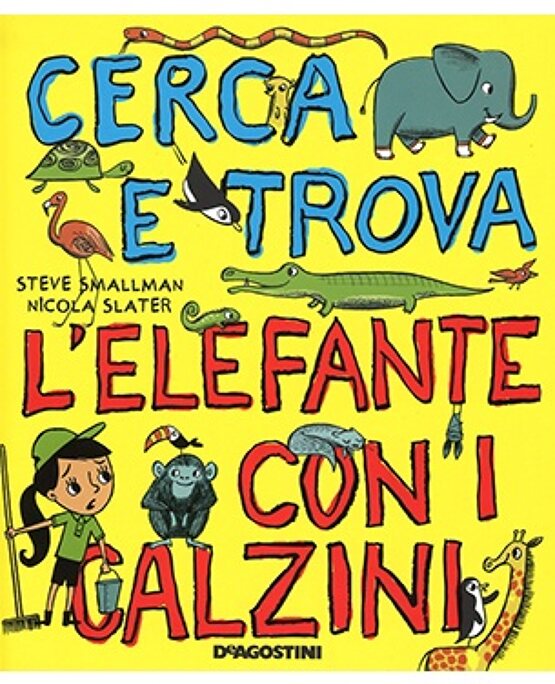 Cerca e trova l'elefante con i calzini