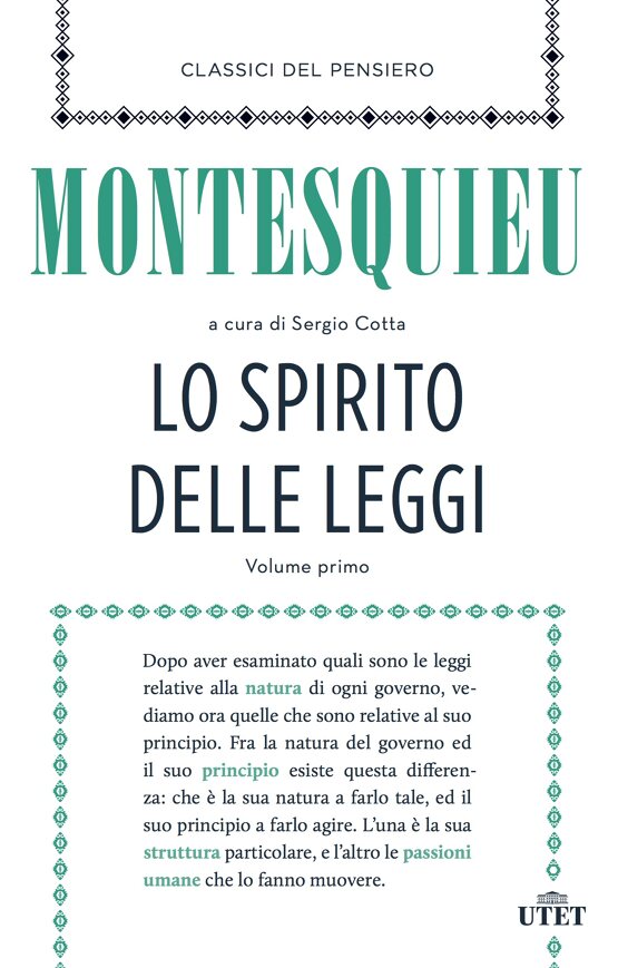 Lo spirito delle leggi