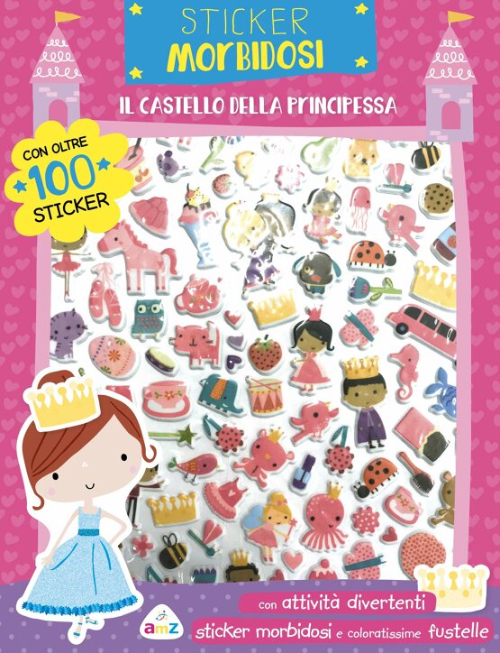 Il castello della principessa. Sticker Morbidosi