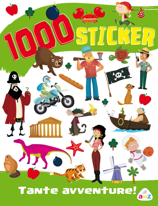 Tante avventure! 1000 sticker