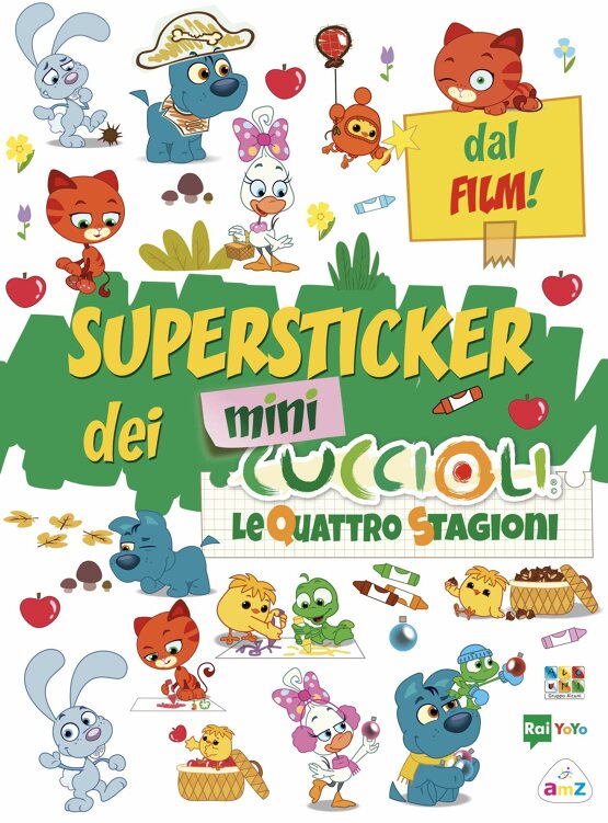 Supersticker dei Minicuccioli. Le quattro stagioni