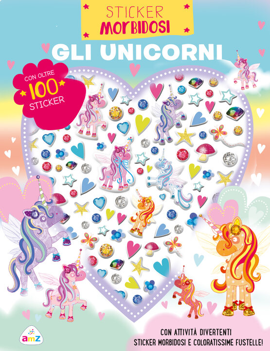 Gli unicorni. Sticker morbidosi