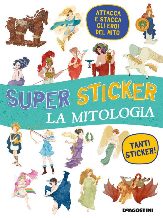 La mitologia. Super sticker, Libri