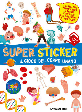 Il gioco del corpo umano. Super Sticker