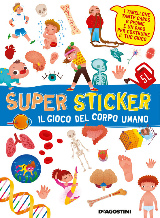 Il gioco del corpo umano. Super Sticker