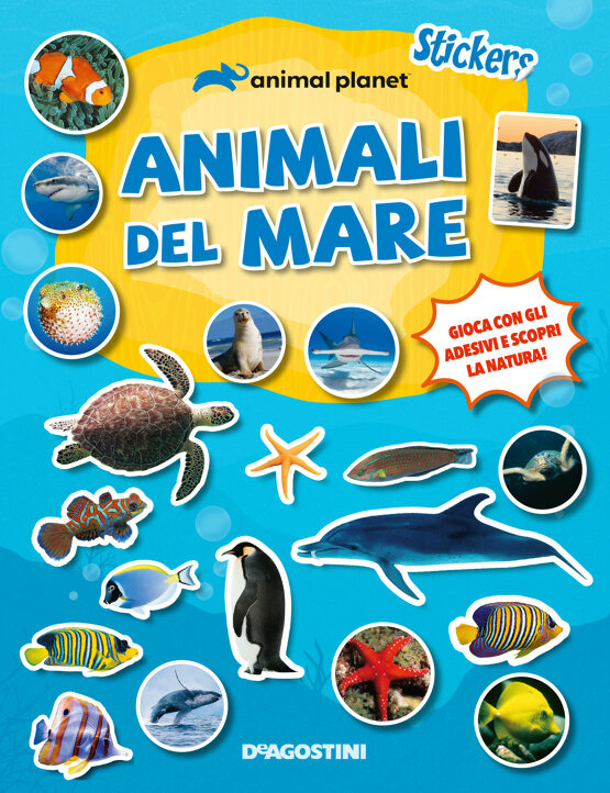 Animali del mare. Stickers di Animal Planet, Libri