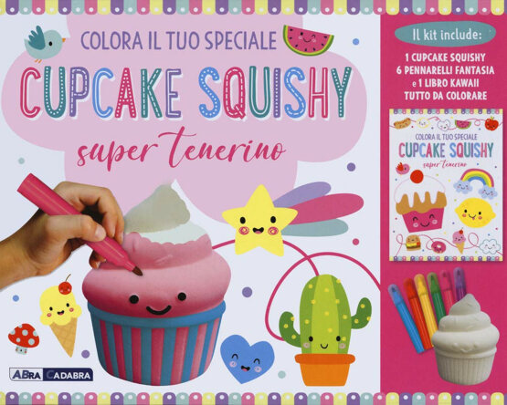 Colora il tuo speciale cupcake Squishy super tenerino
