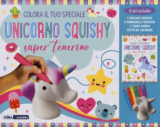 Colora il tuo speciale unicorno Squishy super tenerino