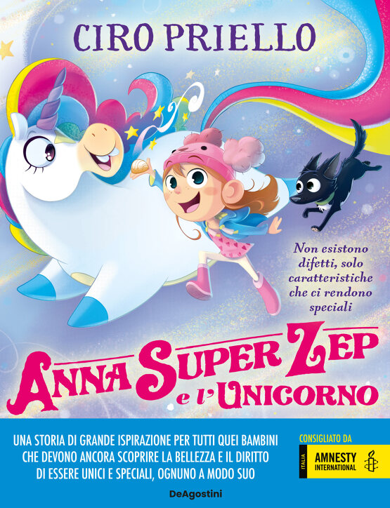 Anna super zep e l'unicorno