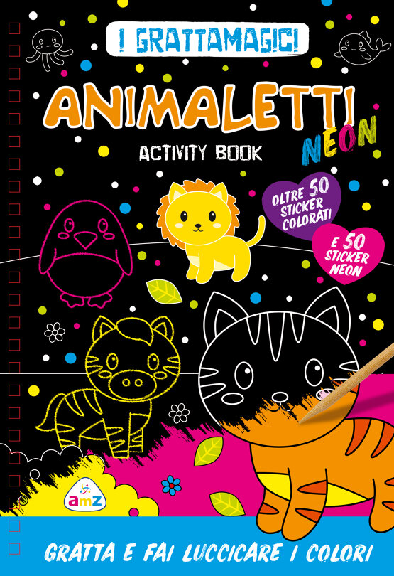 I grattamagici - animaletti neon