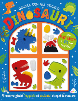 Dinosauri. Decora con gli sticker