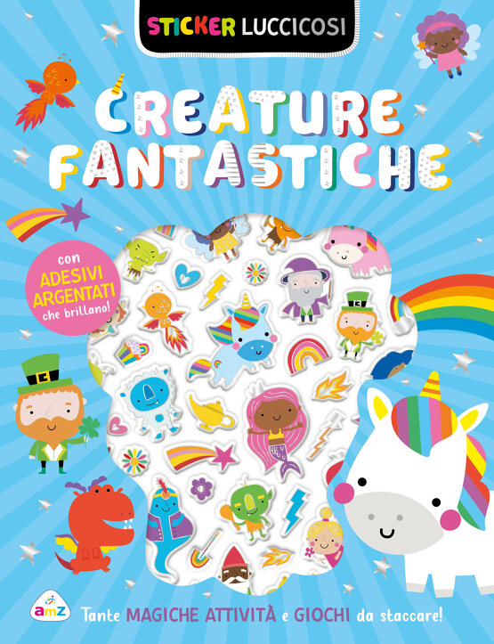 Sticker luccicosi. Creature fantastiche