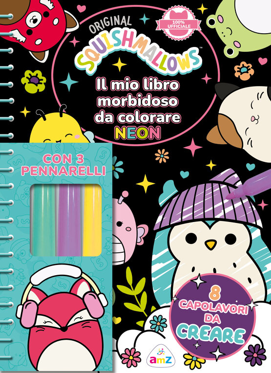 Squishmallow - Il mio libro morbidoso da colorare