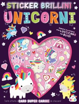 Stickers brillini - Unicorni