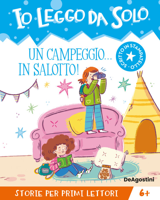 Io leggo da solo. Un campeggio...in salotto!