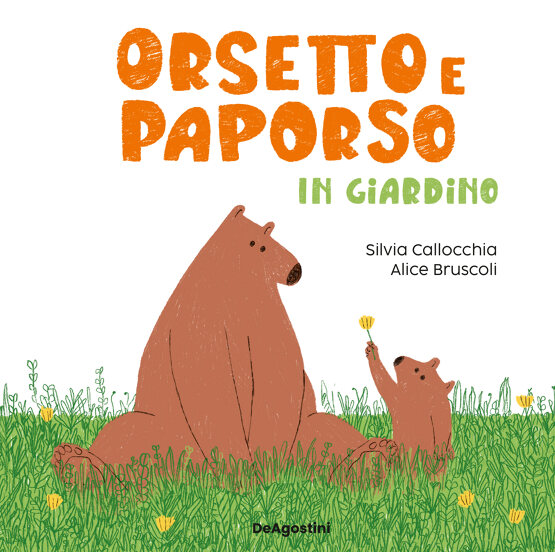 Orsetto e Paporso in giardino