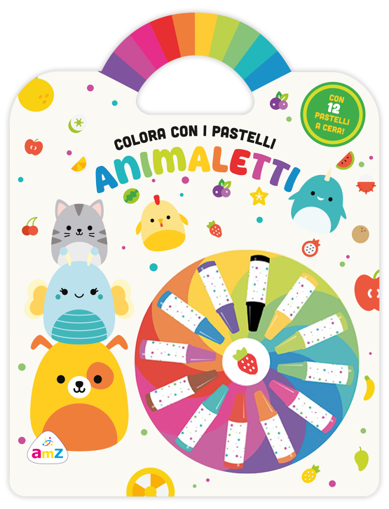 Animaletti. Colora coi pastelli