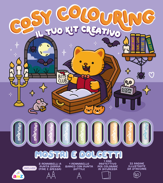 Cosy coloring - Mostri e dolcetti